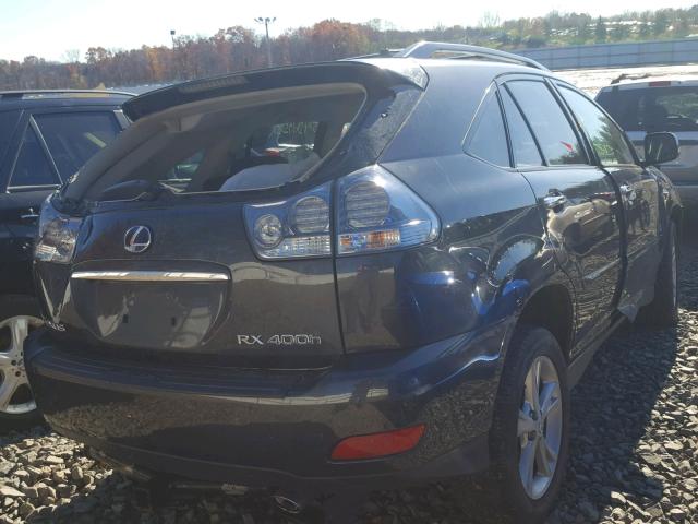 JTJHW31U382865448 - 2008 LEXUS RX 400H BLACK photo 4