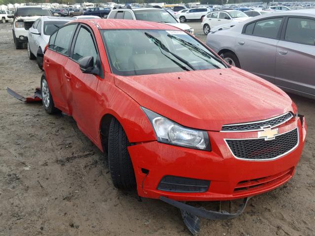 1G1PA5SH7E7248345 - 2014 CHEVROLET CRUZE LS RED photo 1