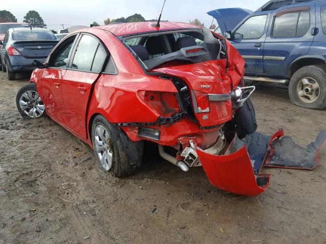 1G1PA5SH7E7248345 - 2014 CHEVROLET CRUZE LS RED photo 3