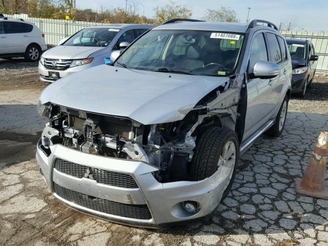 JA4JT3AW5DU020821 - 2013 MITSUBISHI OUTLANDER GRAY photo 2