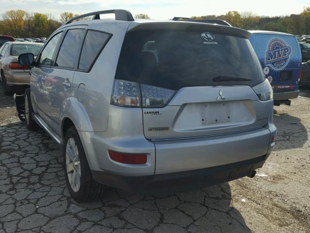 JA4JT3AW5DU020821 - 2013 MITSUBISHI OUTLANDER GRAY photo 3