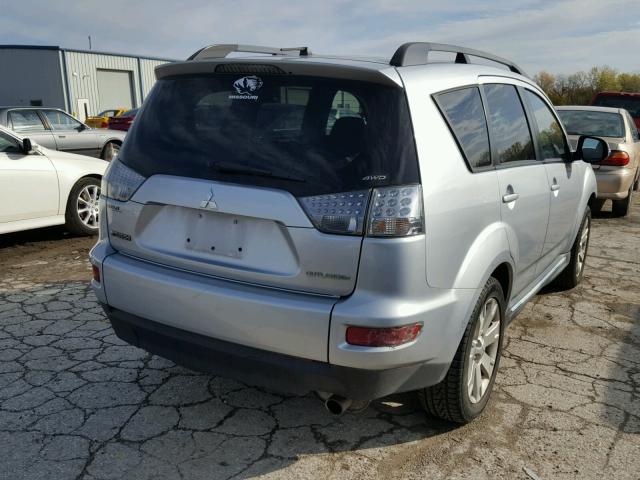 JA4JT3AW5DU020821 - 2013 MITSUBISHI OUTLANDER GRAY photo 4