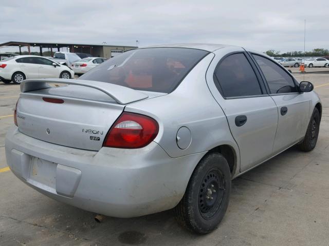 1B3ES26C24D647173 - 2004 DODGE NEON BASE GRAY photo 4