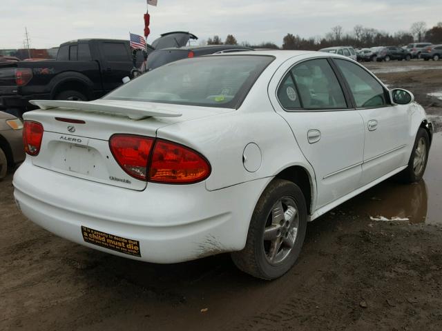 1G3NL52EX2C204342 - 2002 OLDSMOBILE ALERO GL WHITE photo 4