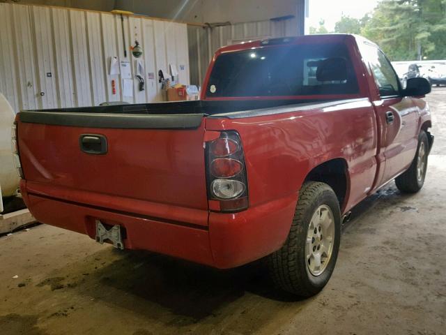 1GCEC14WX2Z246960 - 2002 CHEVROLET SILVERADO RED photo 4