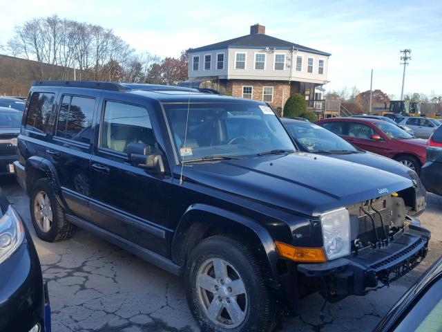 1J8HG48KX7C507713 - 2007 JEEP COMMANDER BLACK photo 1