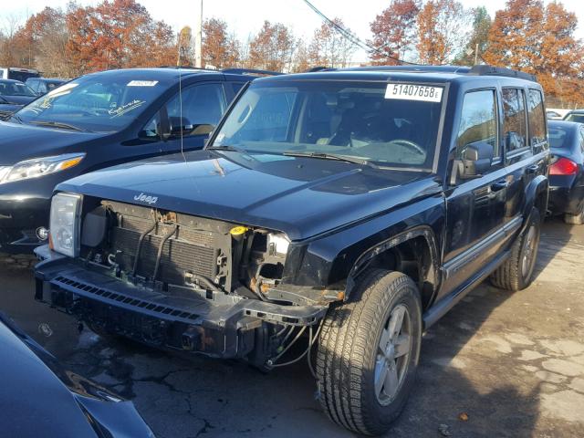 1J8HG48KX7C507713 - 2007 JEEP COMMANDER BLACK photo 2
