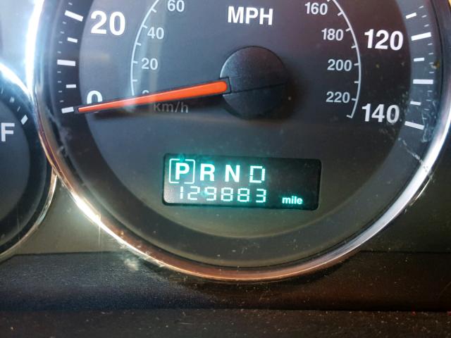 1J8HG48KX7C507713 - 2007 JEEP COMMANDER BLACK photo 8