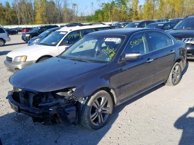 KNAGH4A47A5411025 - 2010 KIA OPTIMA EX GRAY photo 2