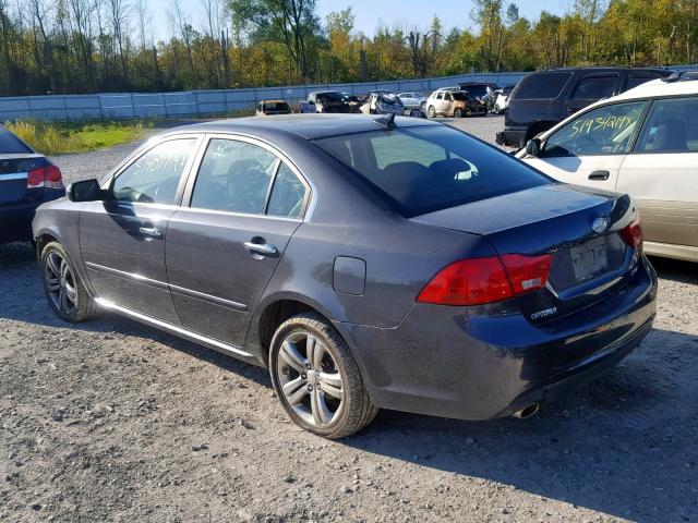 KNAGH4A47A5411025 - 2010 KIA OPTIMA EX GRAY photo 3