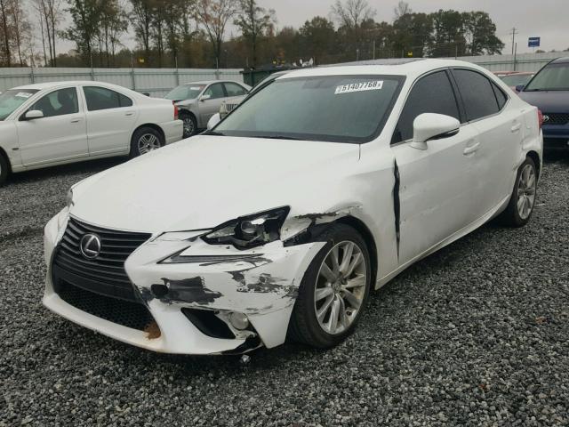 JTHBF1D2XE5037090 - 2014 LEXUS IS 250 WHITE photo 2