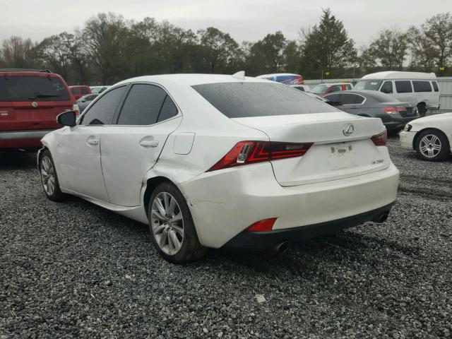 JTHBF1D2XE5037090 - 2014 LEXUS IS 250 WHITE photo 3