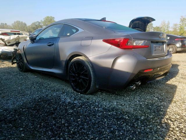 JTHHP5BC9K5006998 - 2019 LEXUS RC-F GRAY photo 3