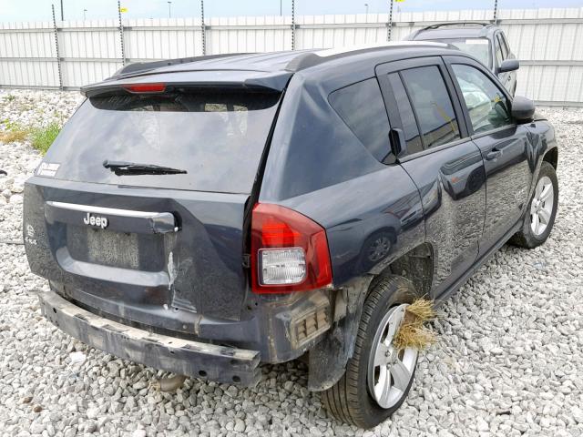 1C4NJDBB0ED592511 - 2014 JEEP COMPASS SP BLUE photo 4