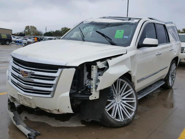 1GYS3AKJ0FR149387 - 2015 CADILLAC ESCALADE WHITE photo 2