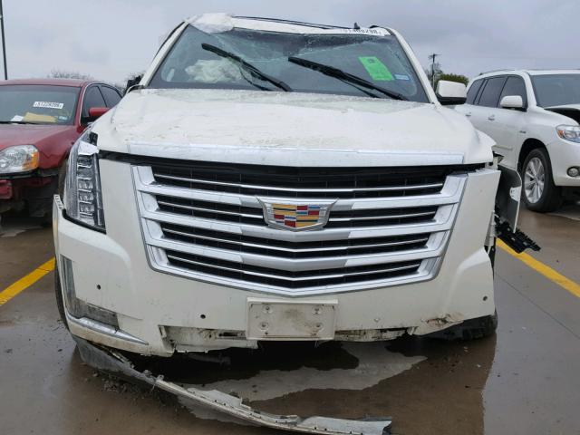 1GYS3AKJ0FR149387 - 2015 CADILLAC ESCALADE WHITE photo 9