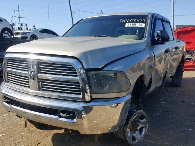 3D7UT2CL0AG182537 - 2010 DODGE RAM 2500 BEIGE photo 2