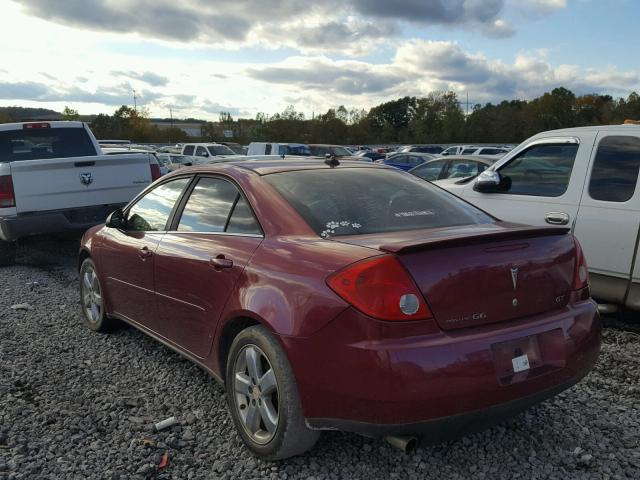 1G2ZH528654151896 - 2005 PONTIAC G6 GT MAROON photo 3