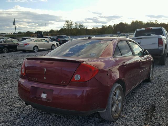 1G2ZH528654151896 - 2005 PONTIAC G6 GT MAROON photo 4