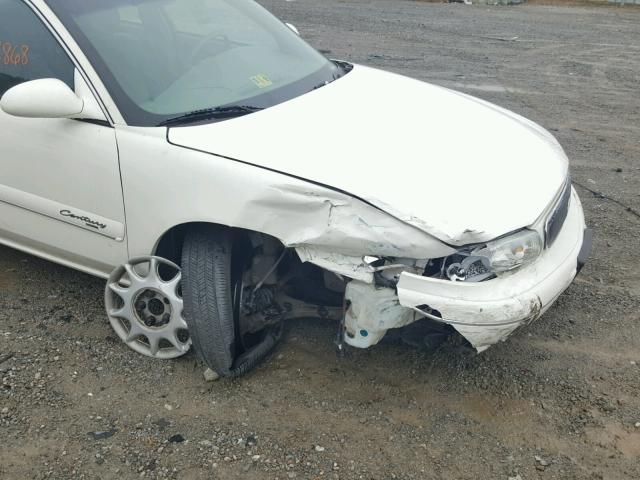 2G4WS52J221104564 - 2002 BUICK CENTURY CU WHITE photo 9