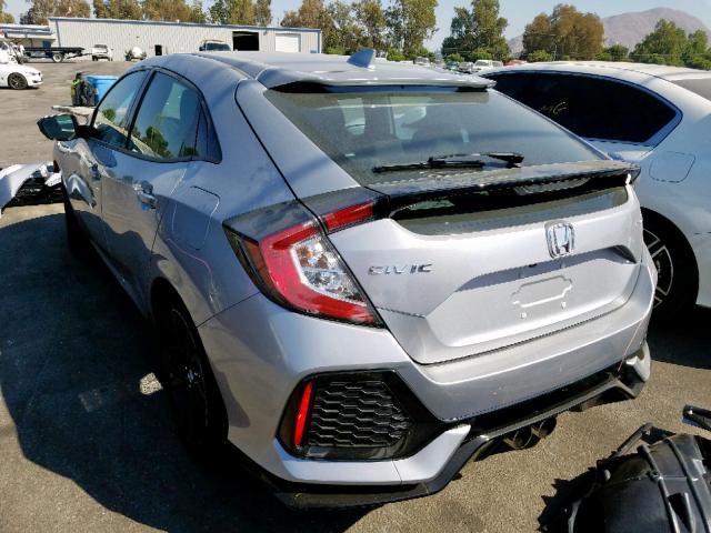 SHHFK7H47KU406803 - 2019 HONDA CIVIC SPOR SILVER photo 3