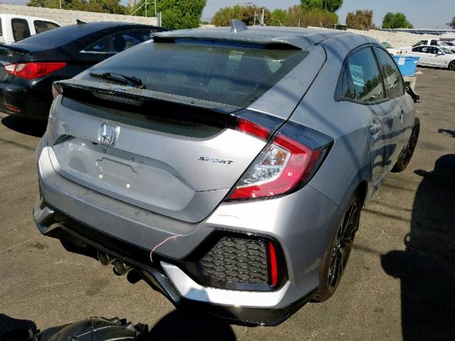 SHHFK7H47KU406803 - 2019 HONDA CIVIC SPOR SILVER photo 4