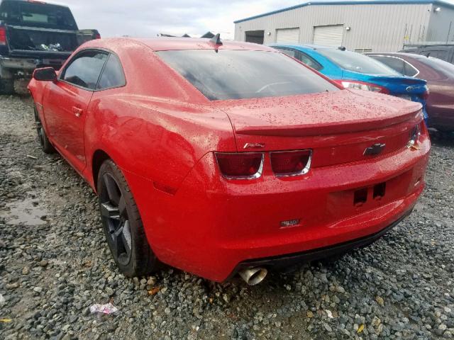 2G1FK1EJ4A9112201 - 2010 CHEVROLET CAMARO SS RED photo 3