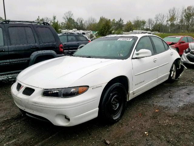 1G2WP52K81F148921 - 2001 PONTIAC GRAND PRIX WHITE photo 2