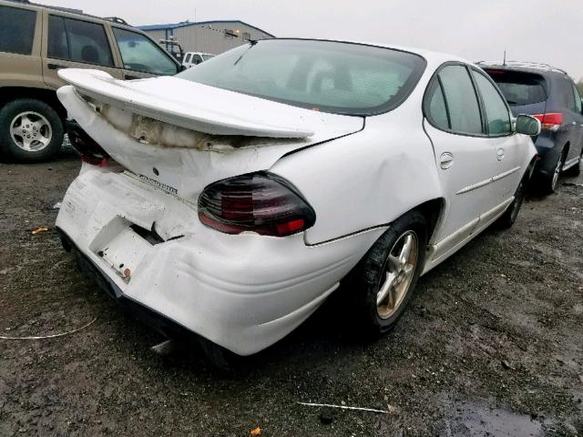 1G2WP52K81F148921 - 2001 PONTIAC GRAND PRIX WHITE photo 4