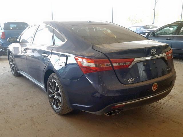 4T1BK1EB4JU286640 - 2018 TOYOTA AVALON XLE BLUE photo 3
