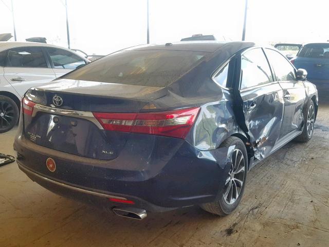 4T1BK1EB4JU286640 - 2018 TOYOTA AVALON XLE BLUE photo 4