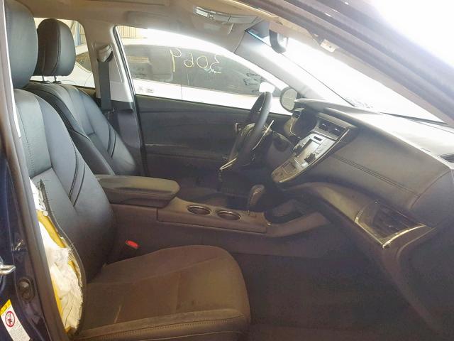 4T1BK1EB4JU286640 - 2018 TOYOTA AVALON XLE BLUE photo 5