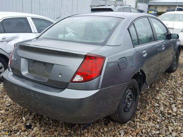 1G8AJ52F45Z124950 - 2005 SATURN ION LEVEL GRAY photo 4