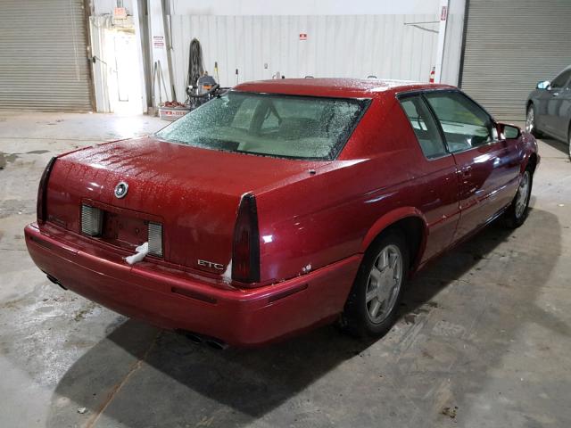 1G6ET12931B109172 - 2001 CADILLAC ELDORADO T RED photo 4