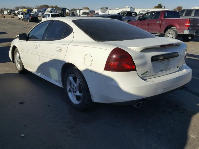 2G2WR524341202102 - 2004 PONTIAC GRAND PRIX WHITE photo 3
