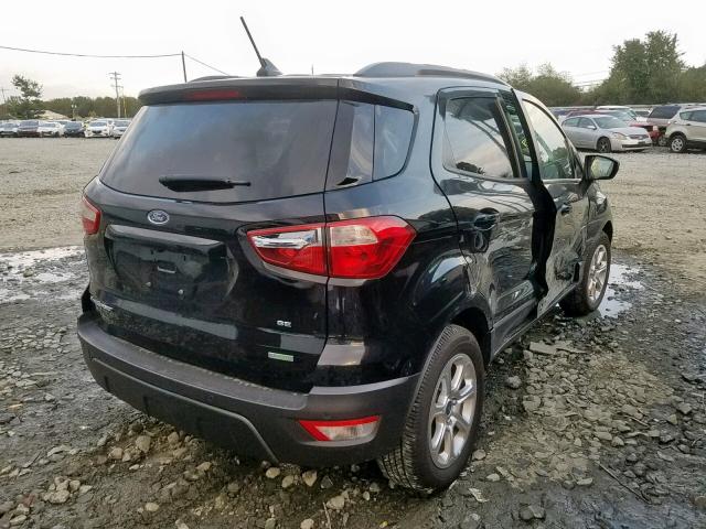 MAJ3P1TE3JC164192 - 2018 FORD ECOSPORT S BLACK photo 4