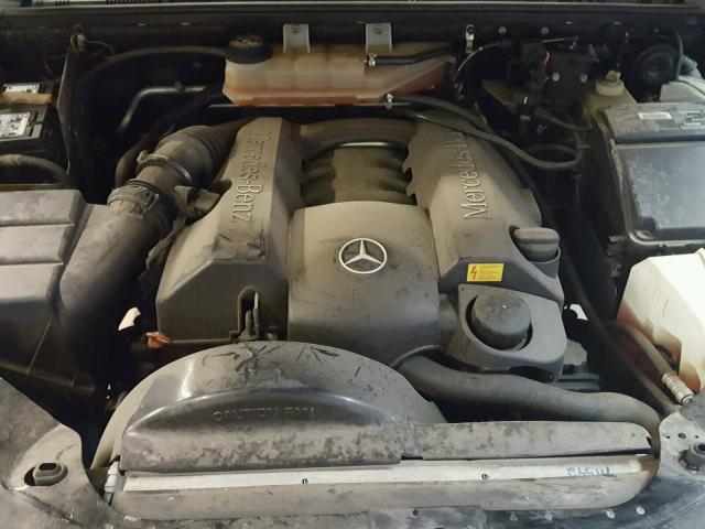 4JGAB54E7YA172223 - 2000 MERCEDES-BENZ ML 320 BLACK photo 7