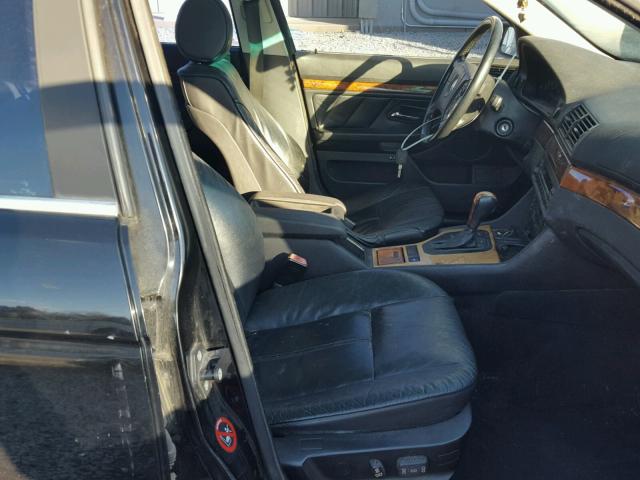 WBADE6329WBW61829 - 1998 BMW 540 I AUTO BLACK photo 5