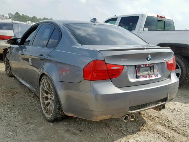 WBSPM9C53BE202778 - 2011 BMW M3 GRAY photo 3