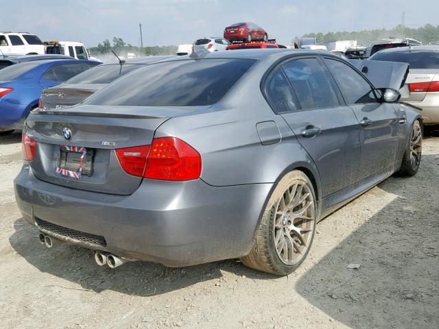 WBSPM9C53BE202778 - 2011 BMW M3 GRAY photo 4