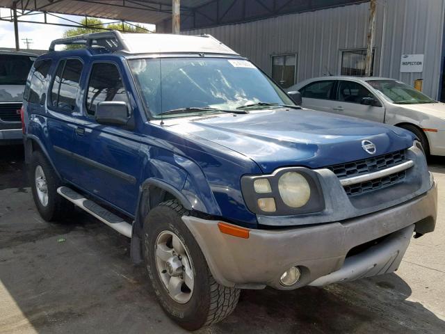 5N1ED28YX4C625988 - 2004 NISSAN XTERRA XE BLUE photo 1