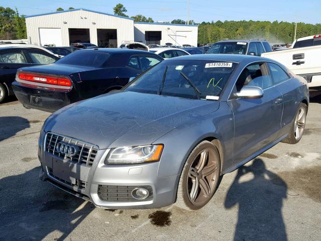 WAUVVAFR4AA039279 - 2010 AUDI S5 PRESTIG GRAY photo 2