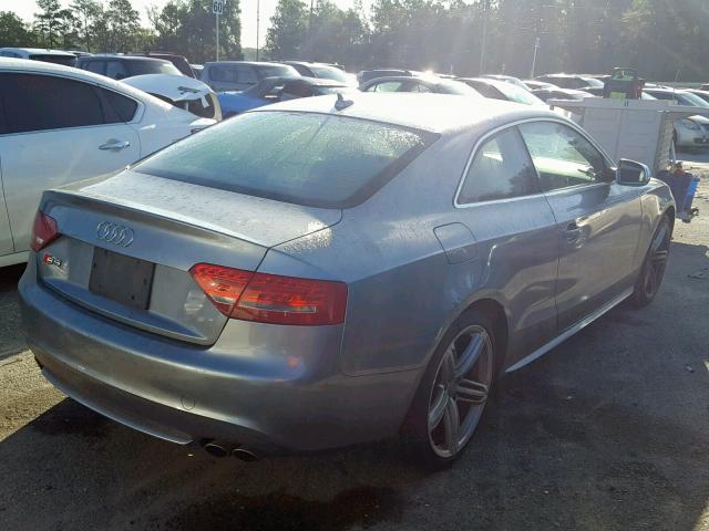 WAUVVAFR4AA039279 - 2010 AUDI S5 PRESTIG GRAY photo 4