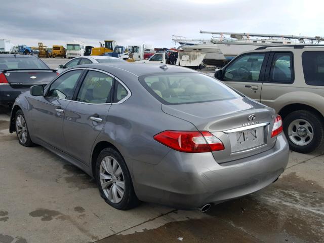 JN1BY1AP0BM321019 - 2011 INFINITI M37 BROWN photo 3