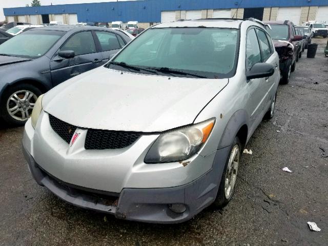 5Y2SL62873Z477188 - 2003 PONTIAC VIBE SILVER photo 2