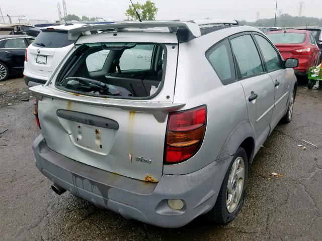 5Y2SL62873Z477188 - 2003 PONTIAC VIBE SILVER photo 4