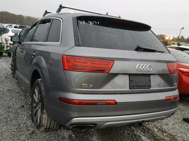 WA1VAAF76HD040904 - 2017 AUDI Q7 PRESTIG GRAY photo 3