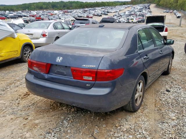 1HGCM56855A150037 - 2005 HONDA ACCORD EX GRAY photo 4