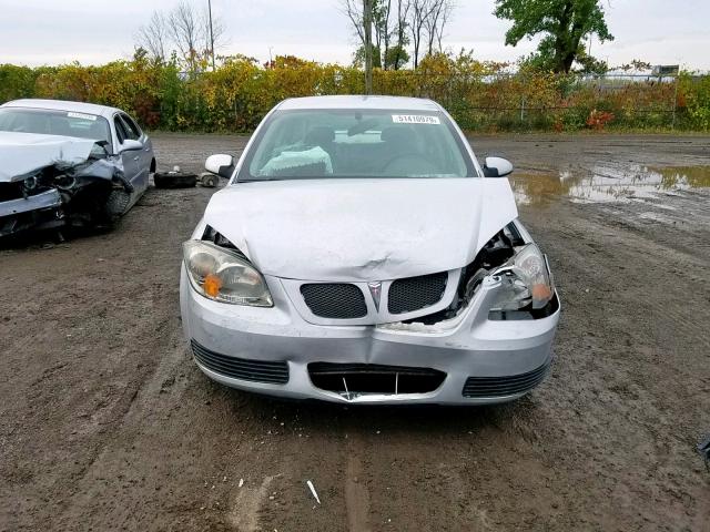 1G2AL55F377256323 - 2007 PONTIAC G5 SE SILVER photo 9