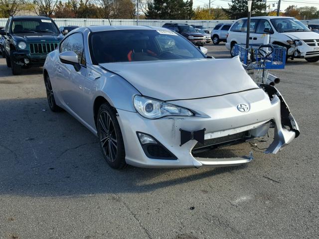 JF1ZNAA15D1722477 - 2013 TOYOTA SCION FR-S SILVER photo 1
